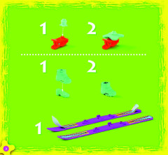 LEGO 3151 instructions page 1 – build guide