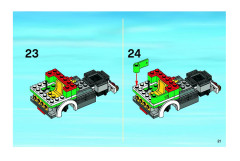 LEGO 3180 instructions page 21 – build guide