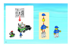 LEGO 3180 instructions page 4 – build guide