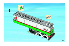 LEGO 3180 instructions page 45 – build guide