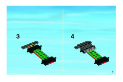 LEGO 3180 instructions page 9 – build guide