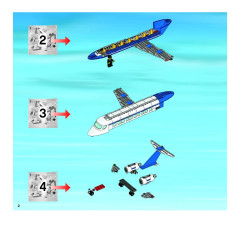 LEGO 3181 instructions page 2 – build guide