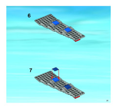 LEGO 3181 instructions page 21 – build guide