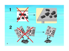 LEGO 3181 instructions page 2 – build guide