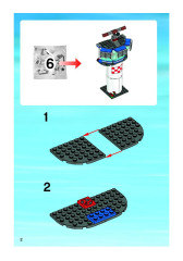 LEGO 3182 instructions page 2 – build guide