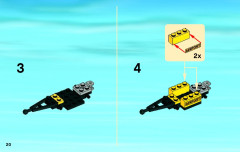 LEGO 3182 instructions page 20 – build guide