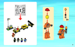 LEGO 3182 instructions page 3 – build guide