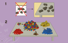 LEGO 3183 instructions page 2 – build guide