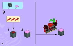 LEGO 3184 instructions page 10 – build guide