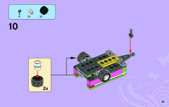 LEGO 3184 instructions page 21 – build guide