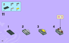 LEGO 3184 instructions page 22 – build guide