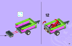 LEGO 3184 instructions page 23 – build guide