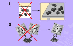 LEGO 3184 instructions page 3 – build guide