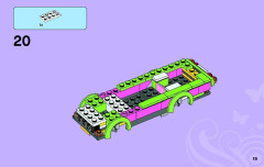 LEGO 3184 instructions page 19 – build guide