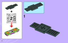 LEGO 3184 instructions page 2 – build guide
