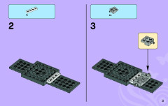 LEGO 3184 instructions page 3 – build guide