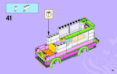 LEGO 3184 instructions page 43 – build guide
