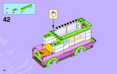 LEGO 3184 instructions page 44 – build guide