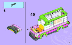 LEGO 3184 instructions page 53 – build guide