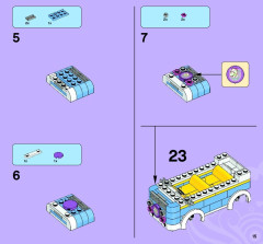 LEGO 3185 instructions page 15 – build guide