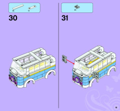 LEGO 3185 instructions page 19 – build guide