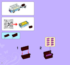 LEGO 3185 instructions page 2 – build guide