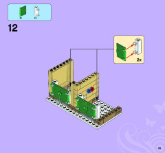 LEGO 3185 instructions page 35 – build guide