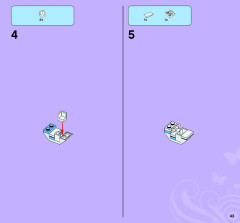 LEGO 3185 instructions page 43 – build guide