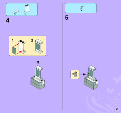 LEGO 3185 instructions page 47 – build guide