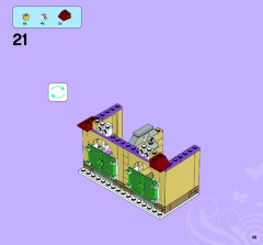 LEGO 3185 instructions page 49 – build guide