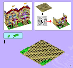 LEGO 3185 instructions page 55 – build guide