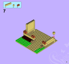 LEGO 3185 instructions page 61 – build guide