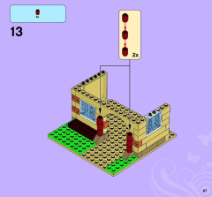 LEGO 3185 instructions page 67 – build guide