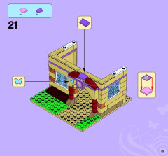 LEGO 3185 instructions page 75 – build guide