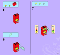 LEGO 3185 instructions page 77 – build guide