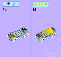 LEGO 3185 instructions page 9 – build guide