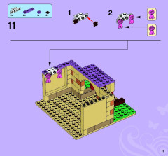 LEGO 3185 instructions page 11 – build guide
