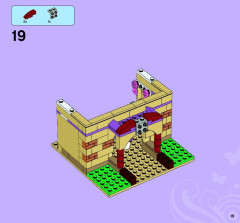 LEGO 3185 instructions page 19 – build guide