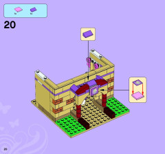 LEGO 3185 instructions page 20 – build guide