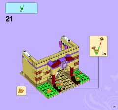 LEGO 3185 instructions page 21 – build guide