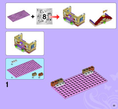 LEGO 3185 instructions page 23 – build guide