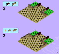 LEGO 3185 instructions page 3 – build guide