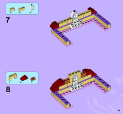 LEGO 3185 instructions page 43 – build guide