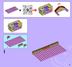 LEGO 3185 instructions page 49 – build guide