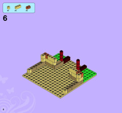 LEGO 3185 instructions page 6 – build guide