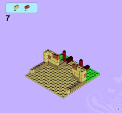 LEGO 3185 instructions page 7 – build guide