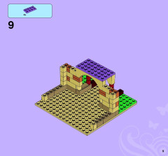 LEGO 3185 instructions page 9 – build guide