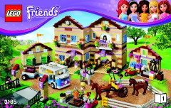 LEGO 3185 instructions page 1 – build guide