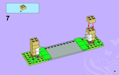 LEGO 3185 instructions page 21 – build guide