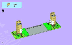 LEGO 3185 instructions page 22 – build guide